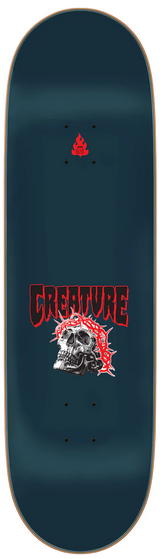 Creature Provost Metal XX Skateboard Deck Black Red 8.80x31.95