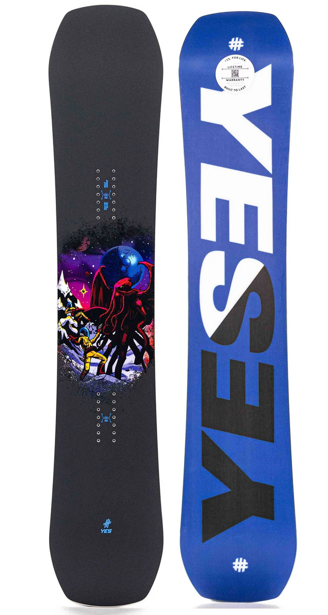 YES Sender XTRM LTD Snowboard Blue 156 WIDE