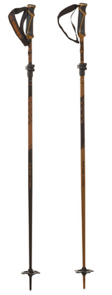 K2 FlipJaw FreeRide Ski Poles Brown Black 120cm