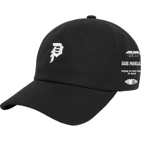 Primitive Dirty P Marley Hat Black White Clipback