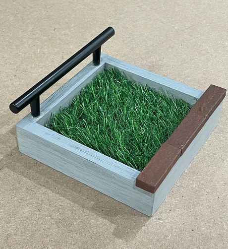 Social Fingerboard Planter Rail Block Grass Obstacle Grey 6x6