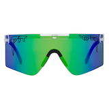 Pit Viper Originals Sunglasses Clear HDPV Polarized Blue Green