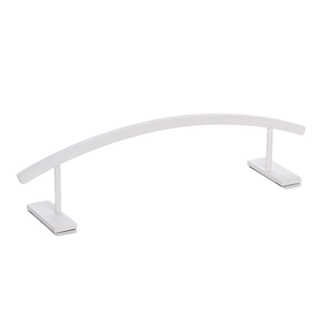 Blackriver Rainbow Rail Square White 11 inch