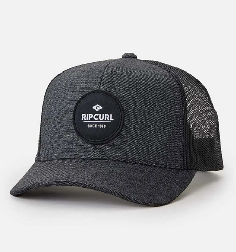 Rip Curl Routine Curve Trucker Hat Black Snapback