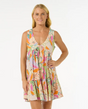 Rip Curl Cala Vadella Cover Up Dress Womens Pink Orange