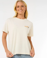 Rip Curl Cala Vadella Relax Tshirt Womens Bone M