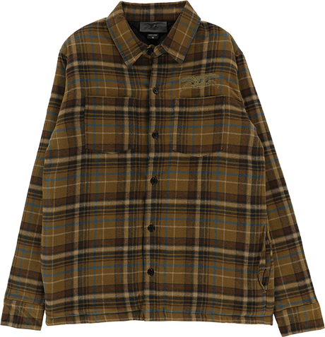 ANTI HERO BASIC EAGLE FLANNEL JACKET SMALL MULTI