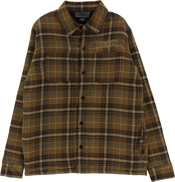 ANTI HERO BASIC EAGLE FLANNEL JACKET SMALL MULTI