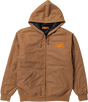 ANTI HERO BASIC EAGLE RIPSTOP HOOD JACKET SMALL BROWN