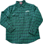 BAKER BRAND LOGO FLANNEL JACKET SMALL-GREEN