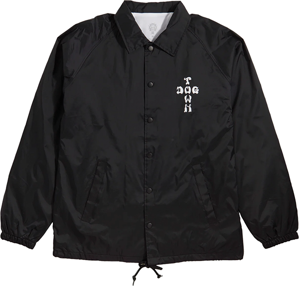 DOGTOWN CROSS LOGO WINDBREAKER M-BLK/WHT