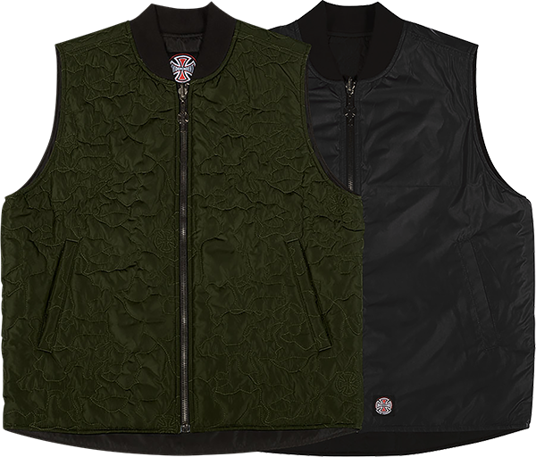 INDEPENDENT CORE REVERSIBLE VEST SMALL FORSET GREEN