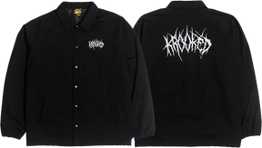 KROOKED NECRO SKRIPT JACKET MEDIUM-BLK/WHT