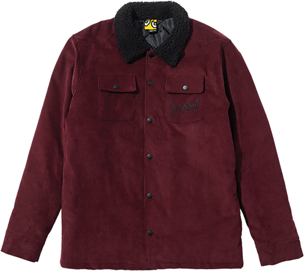 KROOKED SKRIPT JACKET JACKET MEDIUM-BURGUNDY