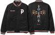 PRIMITIVE GNR CROSS VARSITY JACKET LARGE-BLACK