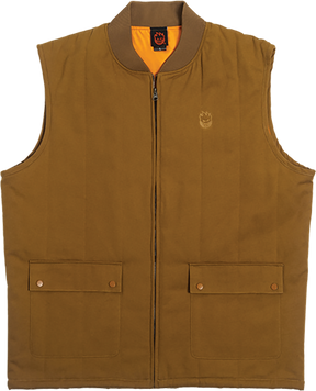 SPITFIRE BIGHEAD VEST CANVAS VEST XLARGE-TAN