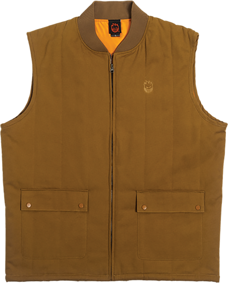 SPITFIRE BIGHEAD VEST CANVAS VEST XLARGE-TAN
