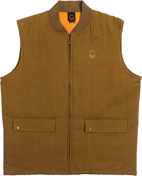 SPITFIRE BIGHEAD VEST CANVAS VEST XLARGE-TAN