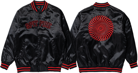 SPITFIRE SPITBALL JACKET SMALL BLACK/RED