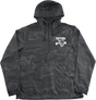 THRASHER SF THRASH/BURN ANORAK JACKET MEDIUM BLK CAMO