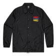THRASHER STICKER COACH JACKET MEDIUM BLACK