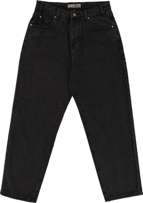 GIRL JEANS 32 WASHED BLACK