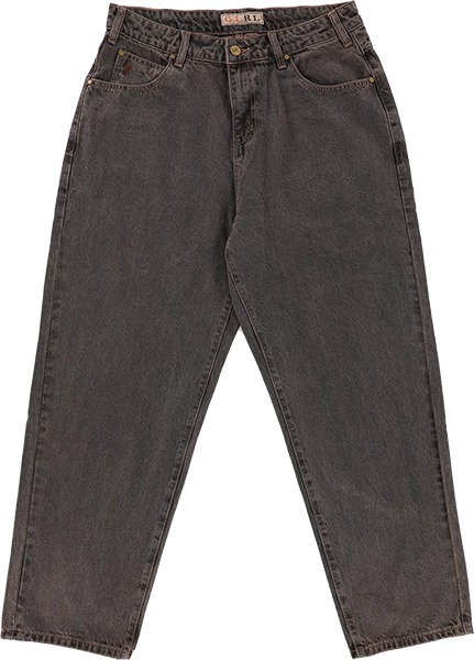 GIRL JEANS 32 WASHED BROWN