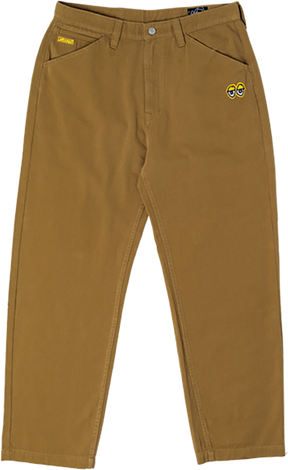 KROOKED EYES TWILL PANTS XLARGE KHAKI
