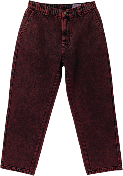 SPITFIRE ETERNAL DENIM PANTS 34 RED OVERDYE