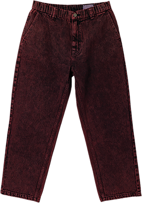 SPITFIRE ETERNAL DENIM PANTS 36 RED OVERDYE