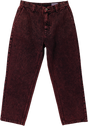 SPITFIRE ETERNAL DENIM PANTS 36 RED OVERDYE