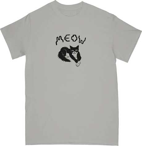 MEOW CROSS TSHIRT PAW SS TSHIRT SMALL ICE GREY