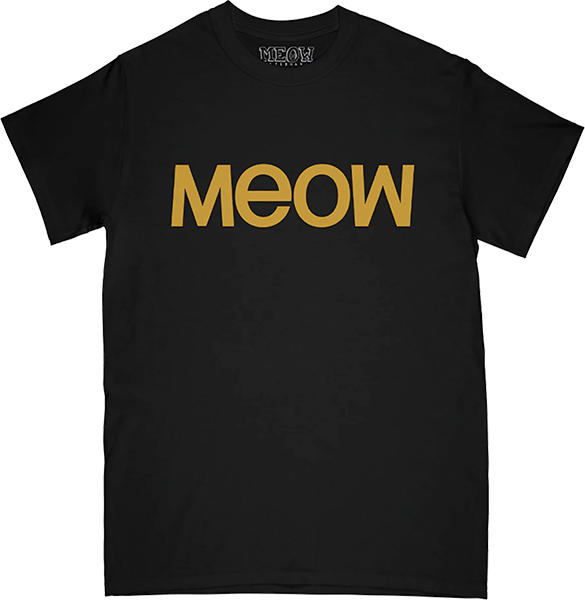 MEOW METRIC SS TSHIRT MEDIUM BLACK