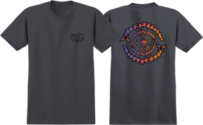 SPITFIRE SLAG EVOLUTION GIRLS SS TSHIRT SMALL CHARCOAL