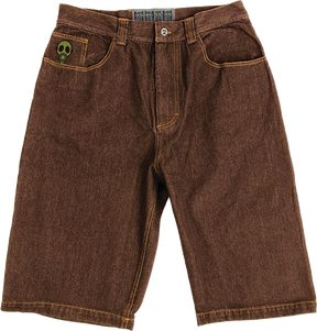 ALIEN WORKSHOP JORTS SHORT XLARGE RUSSET BROWN