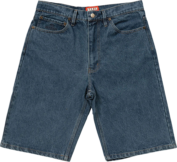 BAKER WARNER JEAN SHORTS 32-BLUE