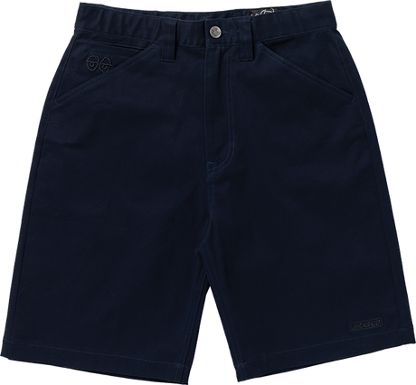 KROOKED EYES TWILL SHORTS 28 NAVY