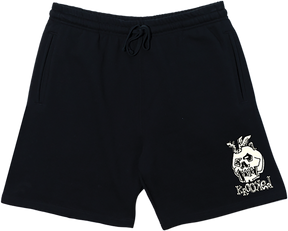 KROOKED NO MONSTER SWEATSHORTS MEDIUM   BLK