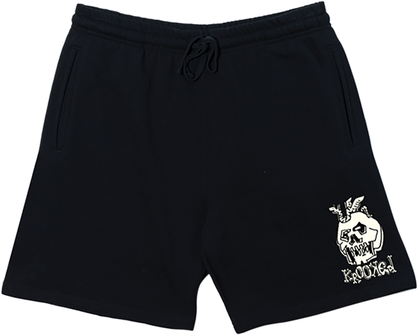 KROOKED NO MONSTER SWEATSHORTS MEDIUM   BLK