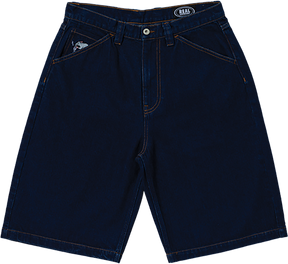 REAL STREET CLEANER DENIM SHORTS 40 DARK WASH