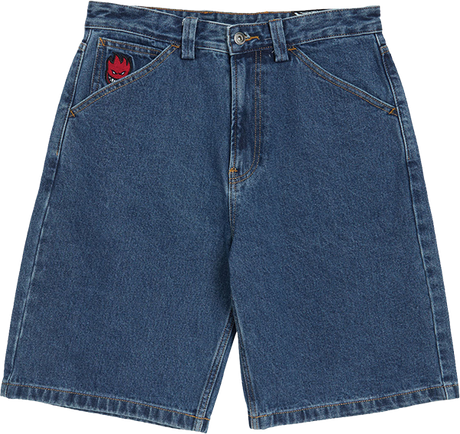 SPITFIRE BIGHEAD FILL DENIM SHORTS 36 MEDIUM STONE WASH