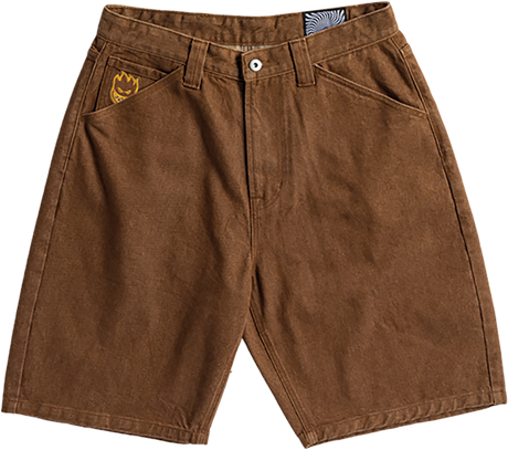 SPITFIRE BIGHEAD DENIM SHORTS M-BROWN