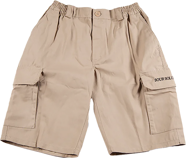 SOUR CARGO SHORTS SMALL BEIGE