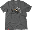 ACE BURNOUT SS TSHIRT SMALL CHARCOAL