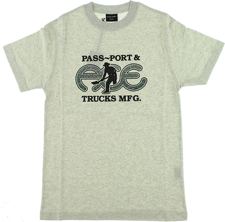 ACE PASSPORT HAMMERTONE SS TSHIRT XXLARGE ASH