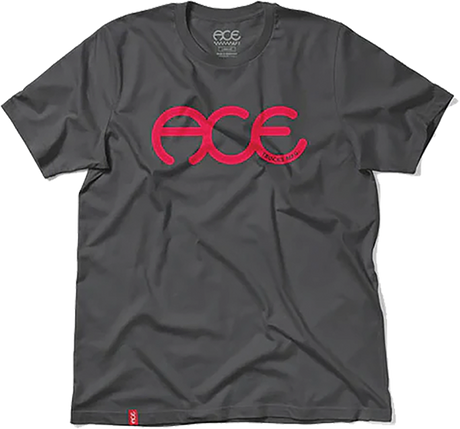 ACE RINGS SS TSHIRT SMALL SLATE/RED