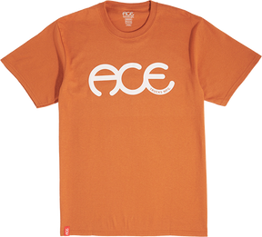 ACE RINGS SS TSHIRT SMALL BURNT ORANGE