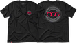 ACE SEAL LOGO SS TSHIRT MEDIUM  BLACK/WHT/GREY/RED
