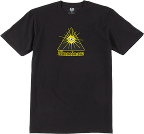 ALIEN WORKSHOP ILLUMINATE SS TSHIRT SMALL BLACK