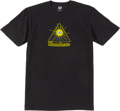 ALIEN WORKSHOP ILLUMINATE SS TSHIRT SMALL BLACK